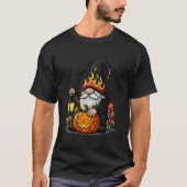 Halloween Gnome Basic Dark T-Shirt (Vorderseite)