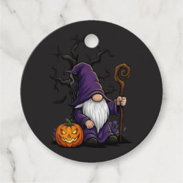 Halloween Gnome Favor Tags Geschenkanhänger