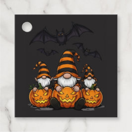 Halloween Gnome Favor Tags Geschenkanhänger