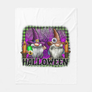 Halloween-Gnome Fleecedecke