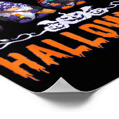 Halloween Gnome Frohes Halloween Poster (Ecke)
