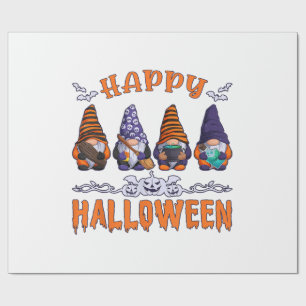 Halloween-Gnome Geschenkpapier