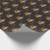 Halloween-Gnome-Geschenkpapier Geschenkpapier (Ecke)