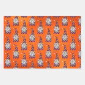 Halloween Gnome Geschenkpapier Set (Vorderseite)