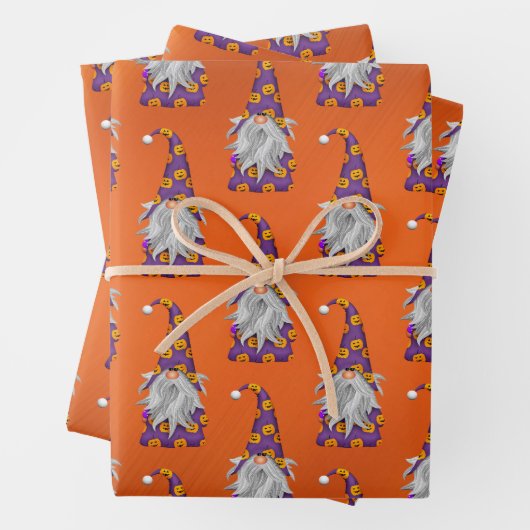 Halloween Gnome Geschenkpapier Set (Beispiel)