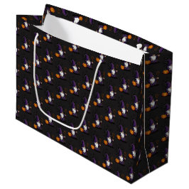 Halloween-Gnome-Geschenktasche Große Geschenktüte