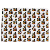 Halloween Gnome Gift Bag Große Geschenktüte (Rückseite)