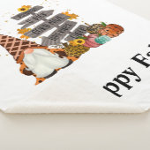 Halloween Gnome, Happy Fall, Kürbis, Hayrides Sherpadecke (3/4)