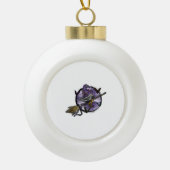 Halloween Gnome Keramik Kugel-Ornament (Vorderseite)