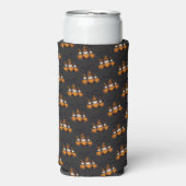 Halloween Gnome Koozie Selters Dosenkühler (Seltzer Vorderseite)