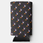 Halloween Gnome Koozie Selters Dosenkühler (Rückseite)