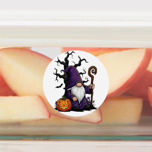 Halloween Gnome Labels Etiketten (Befestigt)