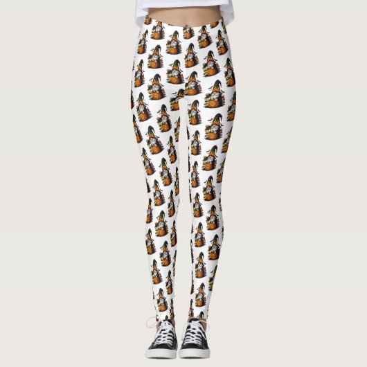 Halloween-Gnome-Leggings Leggings (Vorderseite)