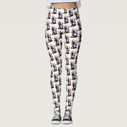 Halloween-Gnome-Leggings Leggings (Vorderseite)