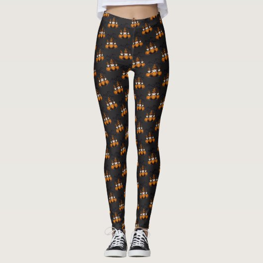 Halloween-Gnome-Leggings Leggings (Vorderseite)
