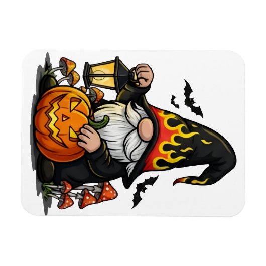 Halloween Gnome Magnet (Horizontal)