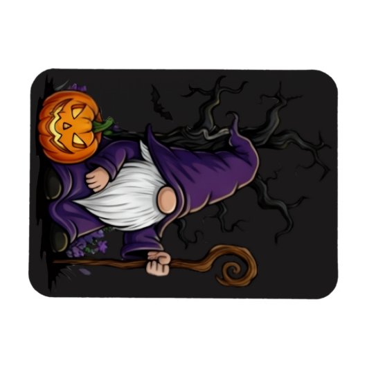 Halloween Gnome Magnet (Horizontal)
