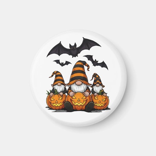 Halloween-Gnome-Magnet Magnet (Vorne)