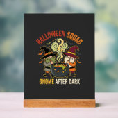 Halloween-Gnome-Mitternachtsstreich Acrylschild (Neutral)
