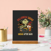 Halloween-Gnome-Mitternachtsstreich Acrylschild (Hochzeit)