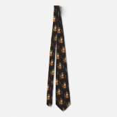 Halloween Gnome Neck Tie Krawatte (Rückseite)