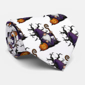 Halloween Gnome Neck Tie Krawatte (Gerollt)