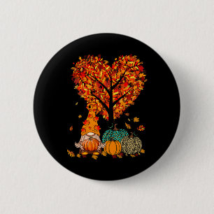 Halloween Gnome Niedlicher Herbstpumpenfallen Holi Button