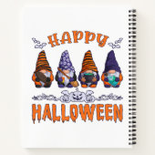 Halloween-Gnome Notizblock (Rückseite)