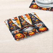 Halloween-Gnome-Papieruntersetzer Untersetzer (angewinkelt)