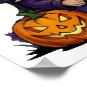 Halloween-Gnome-Plakat Poster (Ecke)