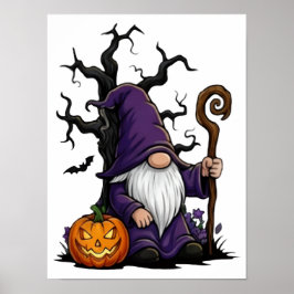 Halloween-Gnome-Plakat Poster