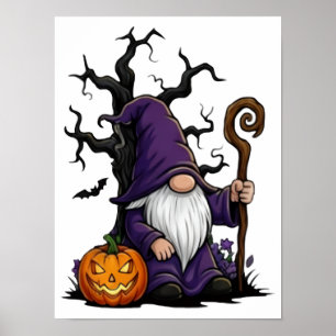Halloween-Gnome-Plakat Poster