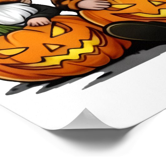 Halloween Gnome Poster (Ecke)