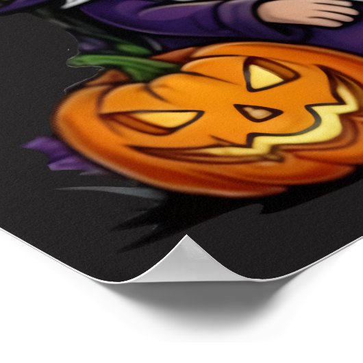 Halloween Gnome Poster (Ecke)