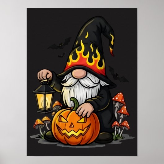 Halloween Gnome Poster (Vorne)