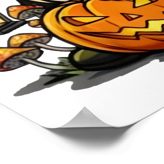 Halloween Gnome Poster (Ecke)