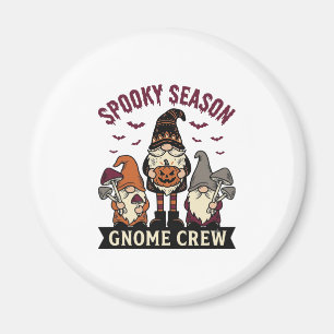Halloween-Gnome-Shirt Gruseliger Gnome-Crew Vintag Magnet