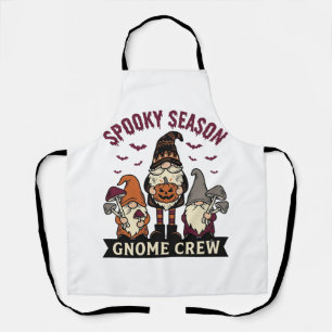 Halloween-Gnome-Shirt Gruseliger Gnome-Crew Vintag Schürze