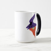 Halloween Gnome Spider Name Doodles Verwandlungstasse (VorderseiteRechts)