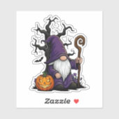 Halloween Gnome Sticker (Blatt)