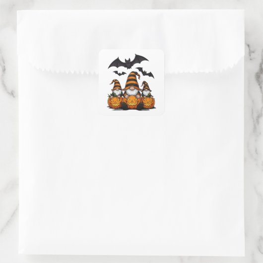 Halloween Gnome Sticker (Tasche)