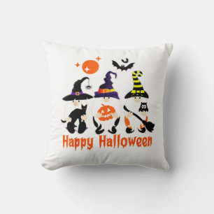 Halloween-Gnome Süßer Herbst-Kürbis Herbst Kissen