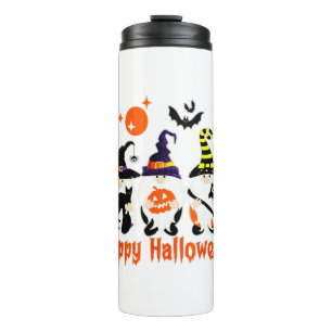 Halloween-Gnome Süßer Herbst-Kürbis Herbst Thermosbecher
