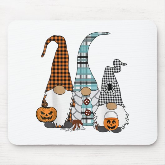 Halloween Gnome Swedish Trick or Treat 3 Nordic Gn Mousepad (Vorne)