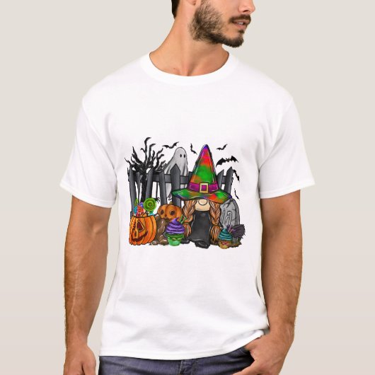 Halloween Gnome T-Shirt (Vorderseite)