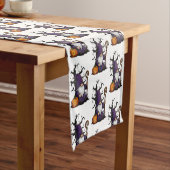 Halloween Gnome Table Runner Kurzer Tischläufer (Beispiel)