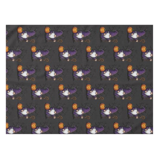 Halloween Gnome Tablecloth Tischdecke (Vorderseite (Horizontal))