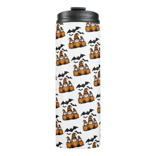 Halloween Gnome Thermal Tumbler Thermosbecher (Vorderseite)