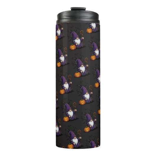 Halloween Gnome Thermal Tumbler Thermosbecher (Vorderseite)