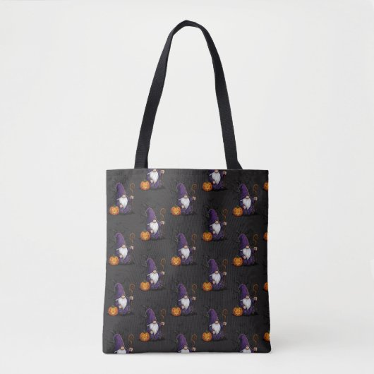 Halloween Gnome Tote Bag Tasche (Vorderseite)